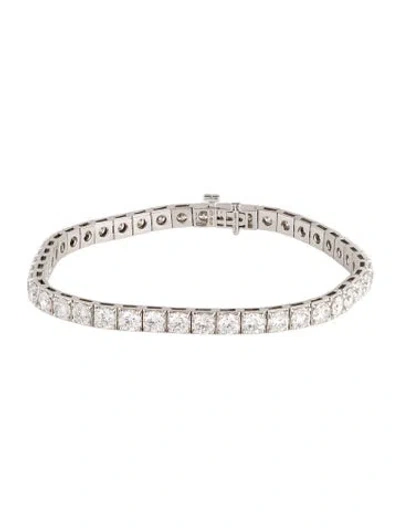 Pre-owned Bracelet 14k 10.31ctw Lab-grown Diamond Tennis , 7" In Multi