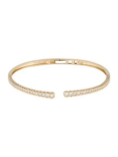 Pre-owned Bracelet 14k 1.03ctw Diamond Bangle , 6.25" In Multi