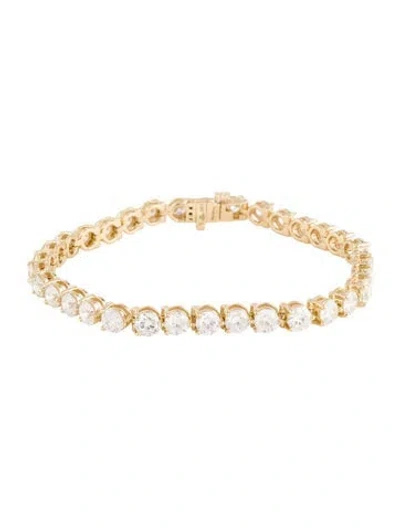 Pre-owned Bracelet 14k 10.41ctw Diamond Tennis , 6.75" In Multi