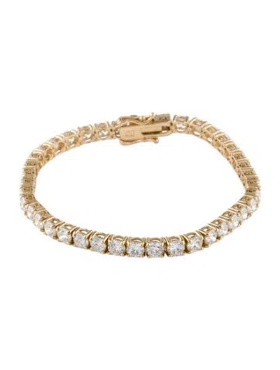 Pre-owned Bracelet 14k 10.75ctw Lab-grown Diamond Tennis , 7" In Multi