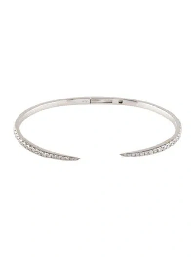 Pre-owned Bracelet 14k 1.08tw Diamond Cuff , 7" In Multi