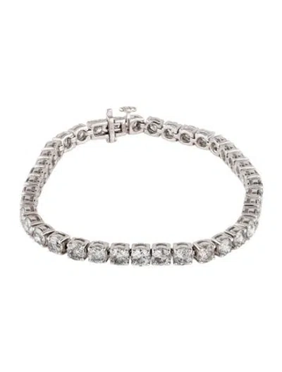 Pre-owned Bracelet 14k 10.92ctw Diamond Tennis Link , 7" In Multi