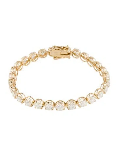 Pre-owned Bracelet 14k 11.00ctw Diamond Tennis , 7" In Multi