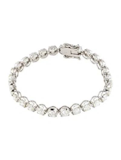Pre-owned Bracelet 14k 11.00ctw Diamond Tennis , 7" In Multi
