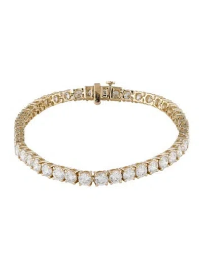 Pre-owned Bracelet 14k 11.00ctw Lab-grown Diamond Tennis , 6.75" In Multi