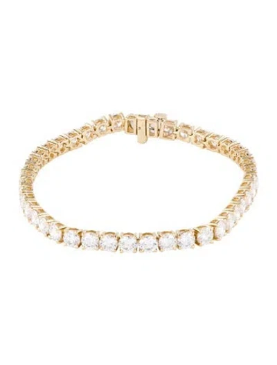 Pre-owned Bracelet 14k 11.00ctw Lab-grown Diamond Tennis , 6.75" In Multi