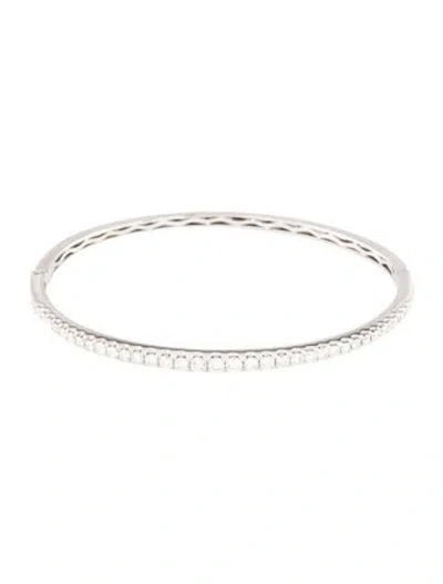 Pre-owned Bracelet 14k 1.10ctw Diamond Bangle , 6.5" In Multi