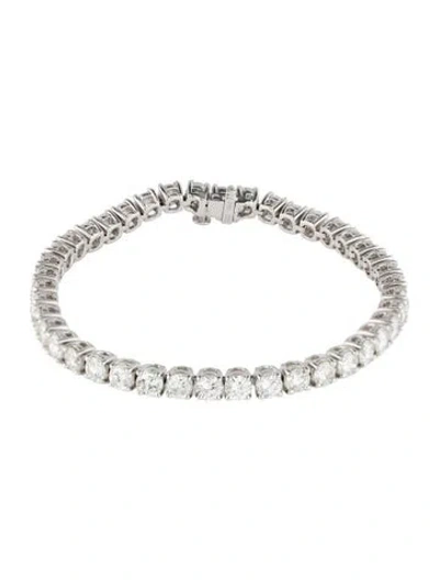 Pre-owned Bracelet 14k 11.50ctw Diamond Tennis , 7.25" In Multi
