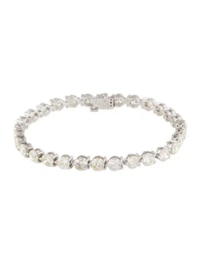 Pre-owned Bracelet 14k 12.00ctw Diamond Tennis , 7" In Multi