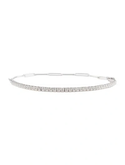 Pre-owned Bracelet 14k 1.21ctw Diamond Tennis , 7.25" In Multi
