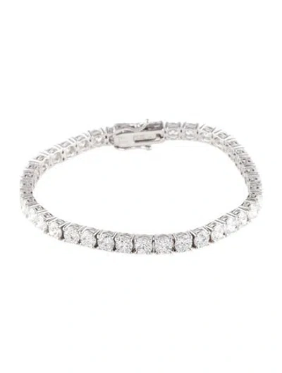 Pre-owned Bracelet 14k 12.25ctw Lab-grown Diamond Tennis , 7" In Multi