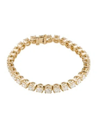 Pre-owned Bracelet 14k 12.50ctw Diamond Tennis , 6.75" In Multi