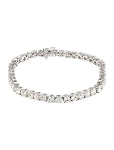 Pre-owned Bracelet 14k 12.50ctw Diamond Tennis , 7" In Multi