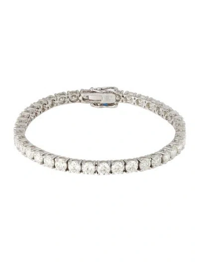 Pre-owned Bracelet 14k 12.50ctw Diamond Tennis Link , 7" In Multi
