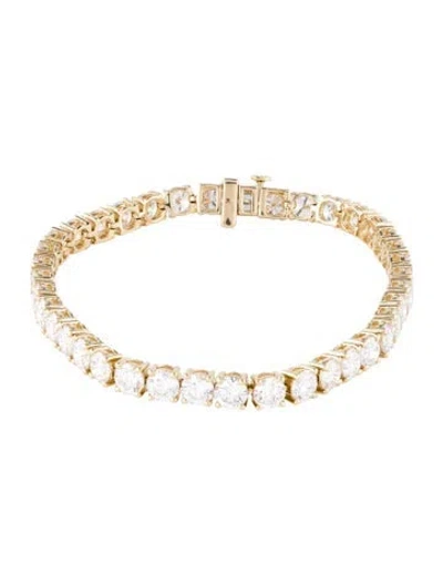 Pre-owned Bracelet 14k 13.00ctw Lab-grown Diamond Tennis , 7" In Multi