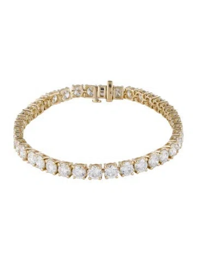 Pre-owned Bracelet 14k 13.00ctw Lab-grown Diamond Tennis , 7" In Multi