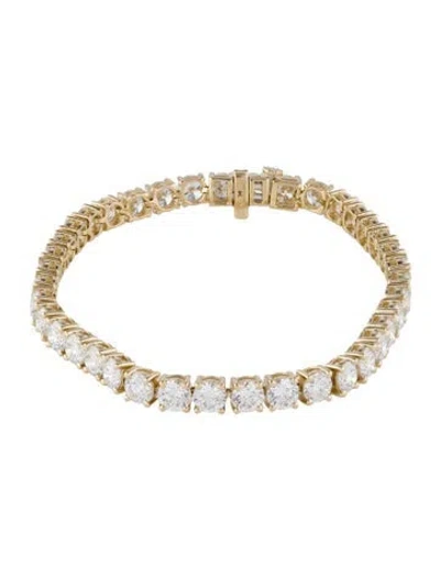 Pre-owned Bracelet 14k 13.00ctw Lab-grown Diamond Tennis , 7" In Multi