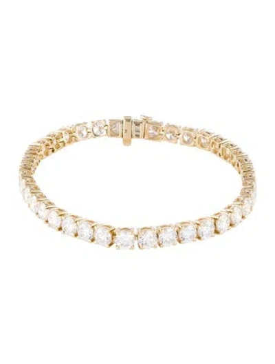 Pre-owned Bracelet 14k 13.00ctw Lab-grown Diamond Tennis , 7" In Multi