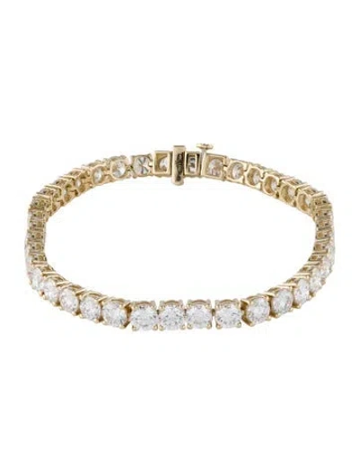 Pre-owned Bracelet 14k 13.00ctw Lab-grown Diamond Tennis , 7" In Multi