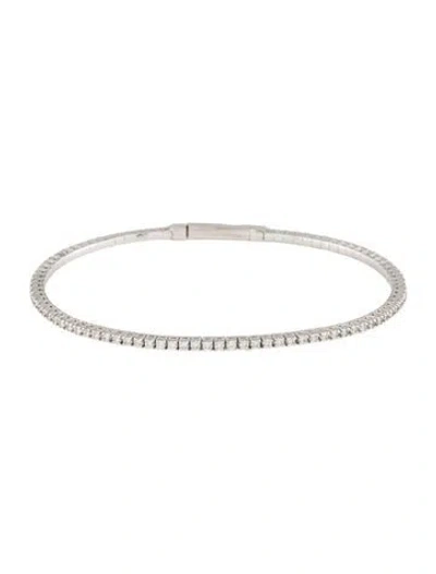 Pre-owned Bracelet 14k 1.35ctw Diamond Flex Bangle In Multi