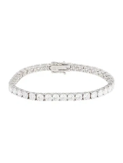 Pre-owned Bracelet 14k 14.00ctw Lab-grown Diamond Tennis  W/ Tags, 7" In Multi
