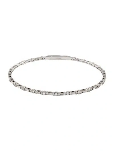 Pre-owned Bracelet 14k 1.41ctw Diamond Bangle , 7" In Multi