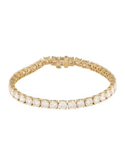 Pre-owned Bracelet 14k 15.00ctw Lab-grown Diamond Line , 7" In Multi