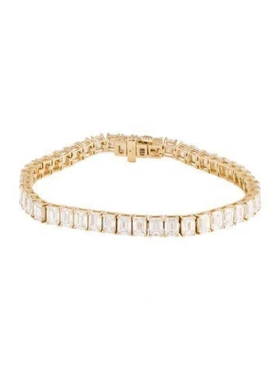 Pre-owned Bracelet 14k 15.00ctw Lab-grown Diamond Link , 6.5" In Multi