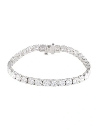 Pre-owned Bracelet 14k 15.00ctw Lab-grown Diamond Tennis , 6.75" In Multi
