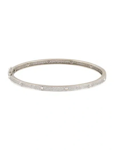 Pre-owned Bracelet 14k 1.60ct Diamond Bangle, 6.25" In Multi