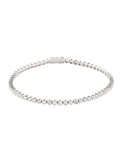 Pre-owned Bracelet 14k 1.60ctw Diamond Link , 6.5" In Multi