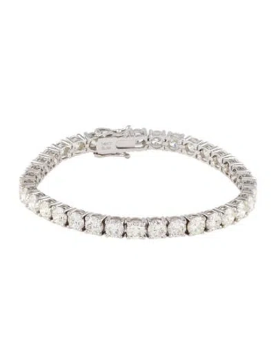Pre-owned Bracelet 14k 16.25ctw Diamond Tennis , 6.75" In Multi