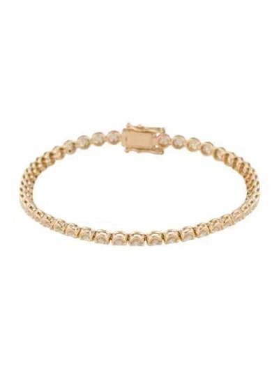 Pre-owned Bracelet 14k 1.65ctw Diamond Tennis , 7" In Multi