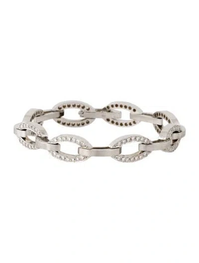 Pre-owned Bracelet 14k 1.68ctw Diamond Link , 6.75" In Multi