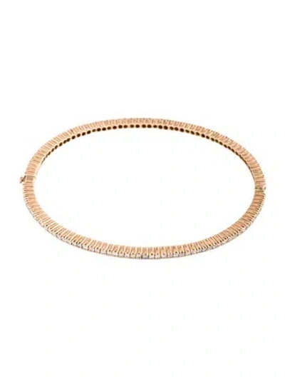 Pre-owned Bracelet 14k 1.69ctw Diamond Bangle , 7" In Multi