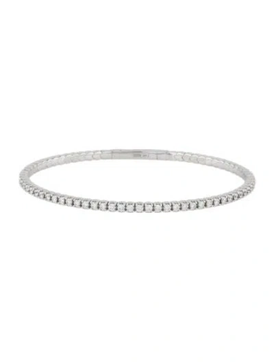 Pre-owned Bracelet 14k 1.70ctw Diamond Bangle , 6.5" In Multi