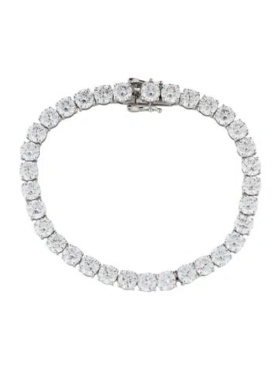 Pre-owned Bracelet 14k 17.16ctw Lab-grown Diamond , 7" In Multi