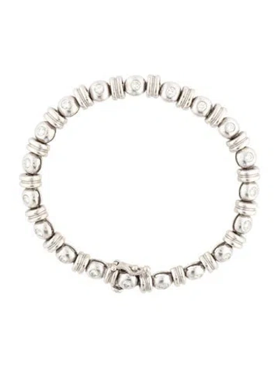 Pre-owned Bracelet 14k 1.71ctw Diamond Link , 7" In Multi