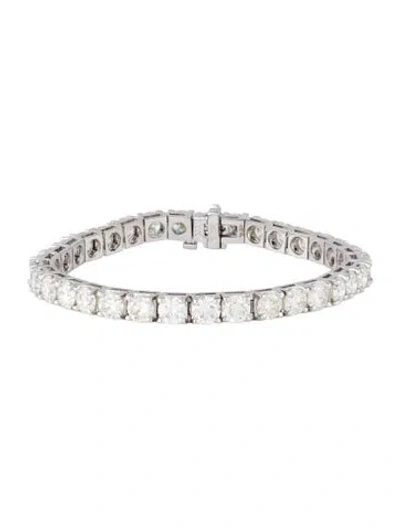 Pre-owned Bracelet 14k 17.21ctw Diamond Tennis , 7" In Multi