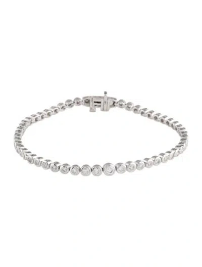 Pre-owned Bracelet 14k 1.72ctw Diamond Tennis , 6.75" In Multi
