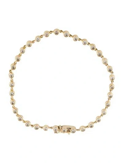 Pre-owned Bracelet 14k 1.75ctw Diamond Link , 7.25" In Multi