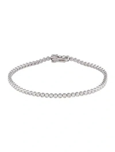 Pre-owned Bracelet 14k 1.75ctw Diamond Tennis , 7" In Multi