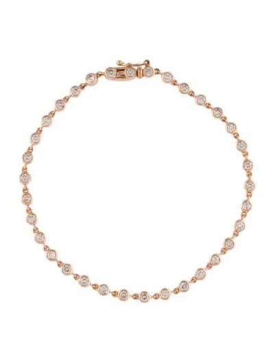 Pre-owned Bracelet 14k 1.75ctw Diamond Tennis , 7.25" In Multi