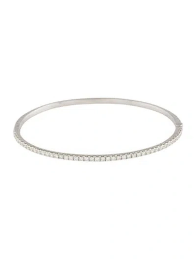 Pre-owned Bracelet 14k 1.78ctw Diamond Eternity Bangle, 7" In Multi