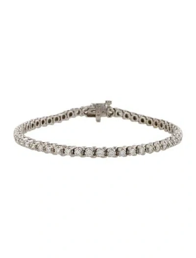 Pre-owned Bracelet 14k 1.82ctw Diamond Line , 6.25" In Multi