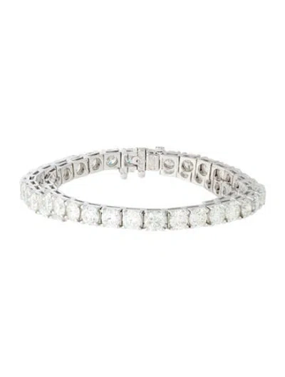 Pre-owned Bracelet 14k 19.00ctw Diamond Tennis , 6.5" In Multi