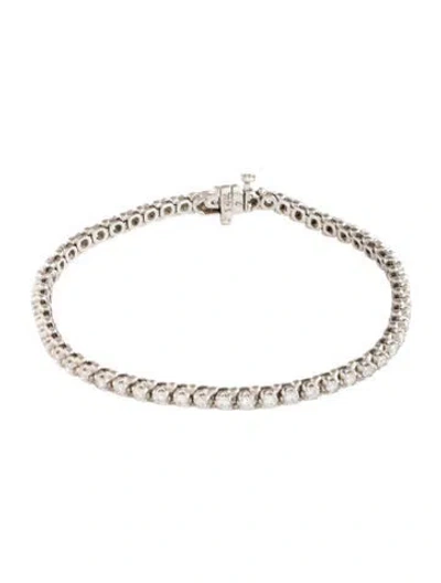Pre-owned Bracelet 14k 1.91ctw Diamond Tennis , 6.75" In Multi