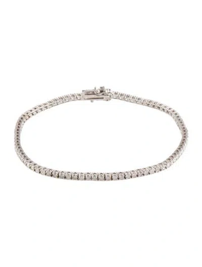 Pre-owned Bracelet 14k 1.95ctw Diamond Tennis , 6.75" In Multi