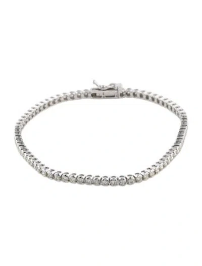 Pre-owned Bracelet 14k 1.97ctw Diamond Tennis , 7" In Multi