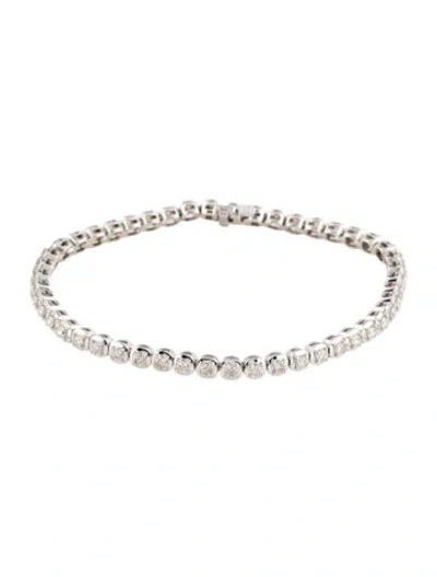Pre-owned Bracelet 14k 2.00ctw 14k Diamond Tennis , 7" In Multi